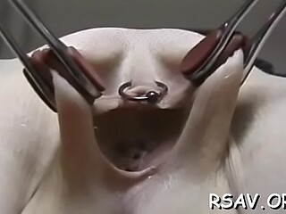Rough spanking turns into wild fucking session