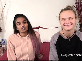 Desperate MILF Alisha Adams & Isabella Flames Get Their Tight Pussies Banged Hard By BBC