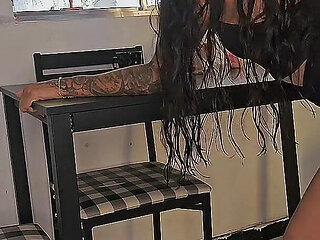 Risky Sex with Wife's Friend While She's in the Shower