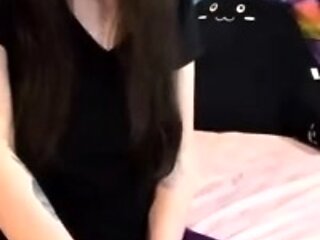 Hottest brunette solo webcam masturbation 2