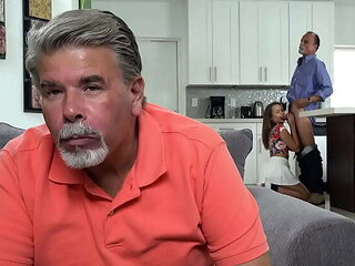 Liza Rowe Blows and Fucks Her Stepdad's Friend - Teen Slut Gets Hardcore
