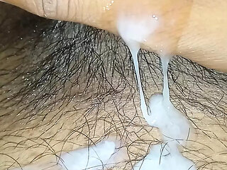 Village boy real creampie cumshot close-up
