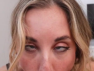 Hot Blonde Roommate Returns the Favor - Millie Morgan