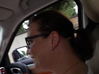 Cheating Wife Oksana Katysheva Deepthroats Jack 23s Massive Cock in Car After Hello Gre