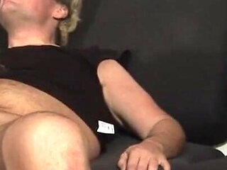 Blonde couple pussy fucking cock sucking pussy fucking in 69 position...cum in mouth