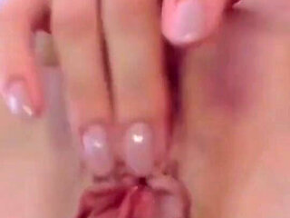 I'm Masturbating My Pink Pussy in Close-up
