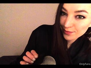 Cute curly brunette solo webcam masturbation