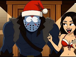Christmas Friday the 13th: Jason Returns to the Crazy MILF's House. Christmas Special Cartoon