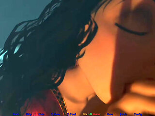 Long Curly Hair Anal