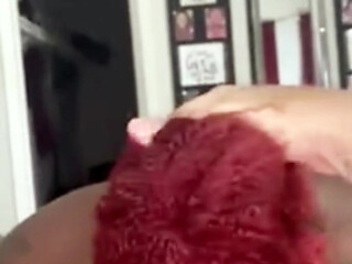 On My Knees Bwc Titfuck Blowjob Slapping His Cock on My Face