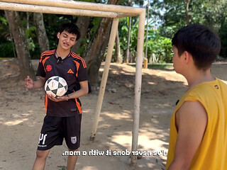 I score a goal against a boy on the field and he lets him put it up his ass