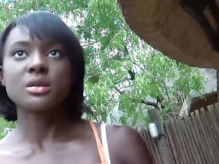 Ebony Queen Drilled Rough By Big Ivory Dick Gonzo POV H...
