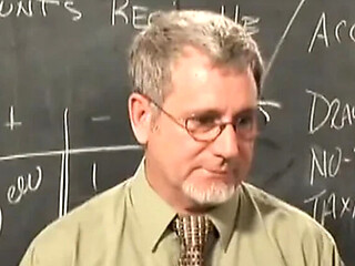Young blonde student Brooke Scott gets fucked by old teacher Jay Crew
