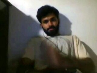 Big-Cock Indian Guy Jerks Off on Webcam
