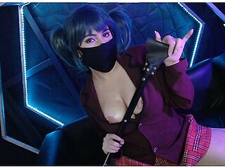 Ikkitousen Ryofu Cosplay: Femdom, Joi & Vibrator