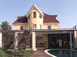 60 Year Old Granny Fucks Hard in Garden Doggy Style - GILF Outdoor Sex