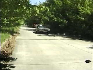 Small tits blonde on the big penis