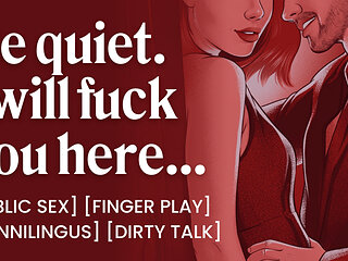 ASMR Audio Porn: Enemies to Lovers Public Risky Fuck in Secret at a Party - Finger Play & Cunnilingus - Erotic Audio for Wom