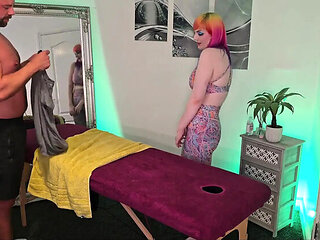 Busty Amateur Masseuse Happy Ending Blowjob Full Experience HD