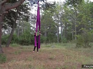 Extravagant Kimber's naked gymanst smut