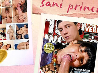 Italian Family Vintage Anal: Veronica Rossi Takes Big Natural Tits Doggy Style with Cum in Mouth