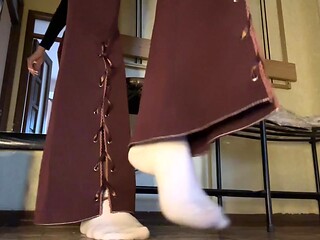 Mistress demands dirty boot worship
