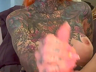 Inked2plz & Her Size 14's Foot Jobs to Please