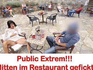 Even in the Restaurant, Fucking in Front of the Guests!