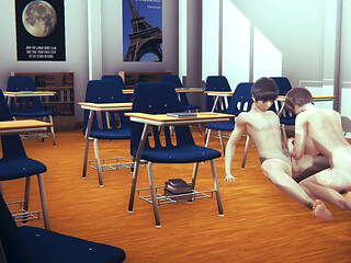 Sex in classroom 3d animation