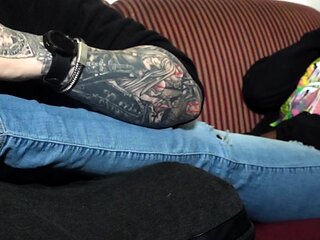 Long Foot Fetish clips at great Amateur Trampling collection