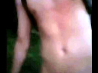 Naked public walk and masturbation   piss   cum