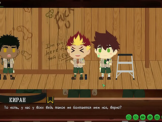 Game: Friends Camp, Path 2, Episode 52 - Penis Graffiti (Russian voiceover)