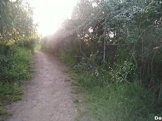 Risky public sex with big ass Latina GF