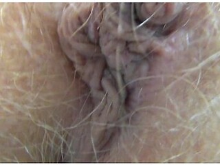 Front and back view of a thick, blonde bush from POV