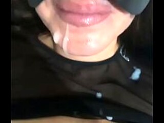 While my neighbors husband is at work, Im cumming in her mouth.