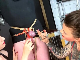 LadyPerse - CBT Balls Burning With Cigarettes