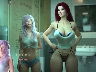 Threesome with redhead MILF aunt Kendra in the apocalypse