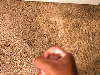 Cumshot while being rockhard(three days holding)