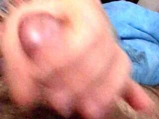 My Wife Gives Me a Gorgeous Night Handjob with a Copious Cum Blast