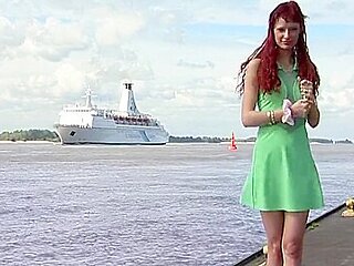 18+ Interview And Strip In The Field