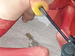 Holestrech on his fucking machine