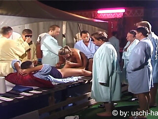 Mega Outdoor Gangbang Party on the Roof Terrace of the Pascha in Cologne