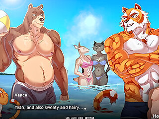 Car Toon In (gay) Big Beach Bodies! Furry Shades Of Gay 2 W/hentaigayming