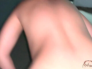 In the Dark of the Balcony with My Hot Stepmother, the Whore Wants to Give Hair to the Neighbor.