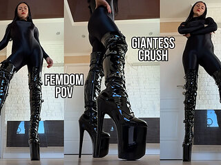 You're Under My Boots: Giantess Crush POV