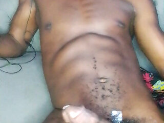 Fucking my hairy big dick in a sexy way