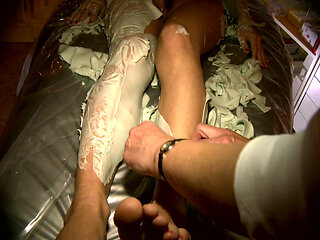 Blonde Bombshell Teases with Cock in Luxury Car