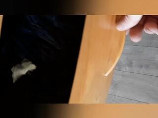 Pantie play with three different customers panties