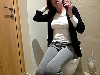 My boss's flirty advances lead to naughty bathroom antics