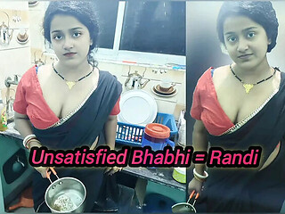 Horny Indian Bhabhi in Black Saree Gives Devar Blowjob and Handjob Then Fucks Him Doggy Style  Dirty Hindi Talk
